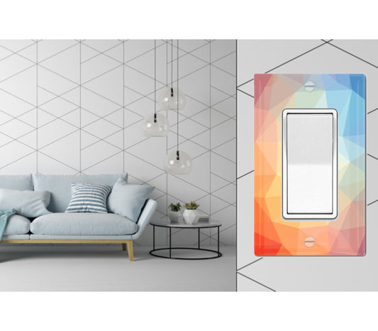 1gang Wall Plate Rainbow switch outlet cover