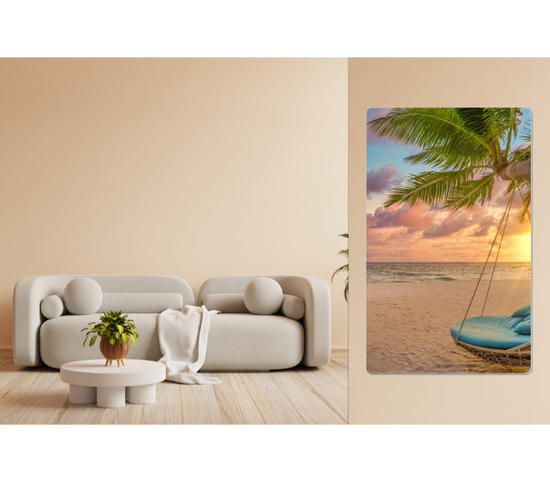 1 Gang Blank Wall Plate Cover Screwless Ocean Paradise Swing